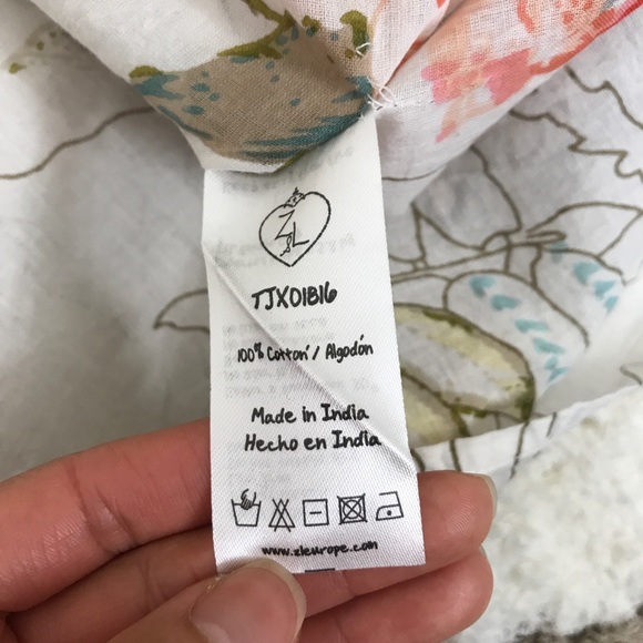 Z&L Boho Swimsuit Cover Up Poncho Flower Print - Picture 7 of 7